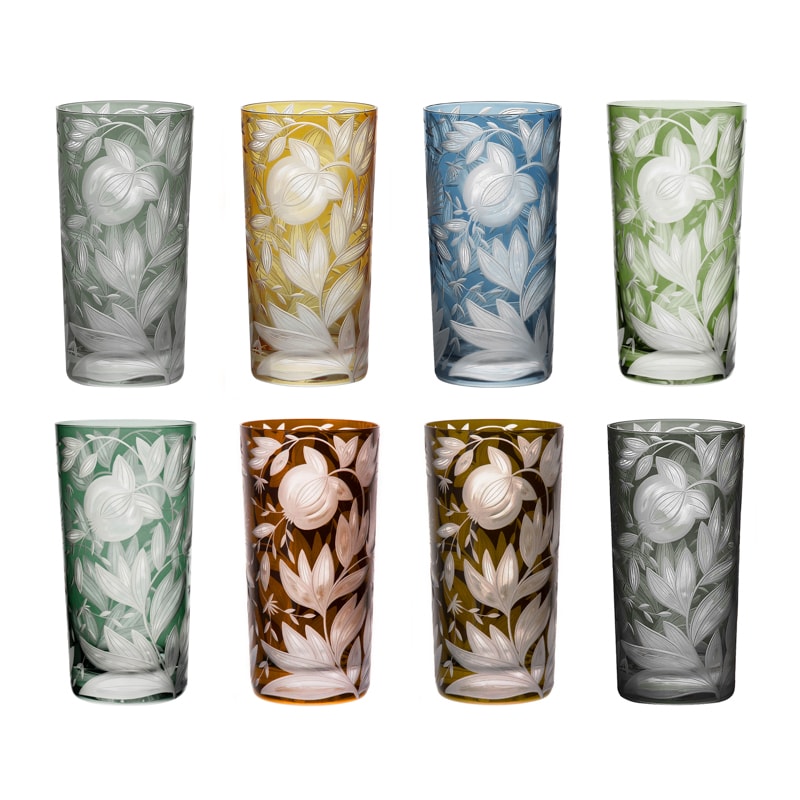 Artel, Verdure highball glasses, Highball glass, slate