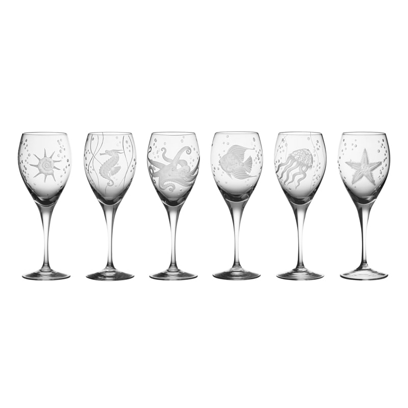 Artel, Sea life wine goblets, Wine goblet, octopus