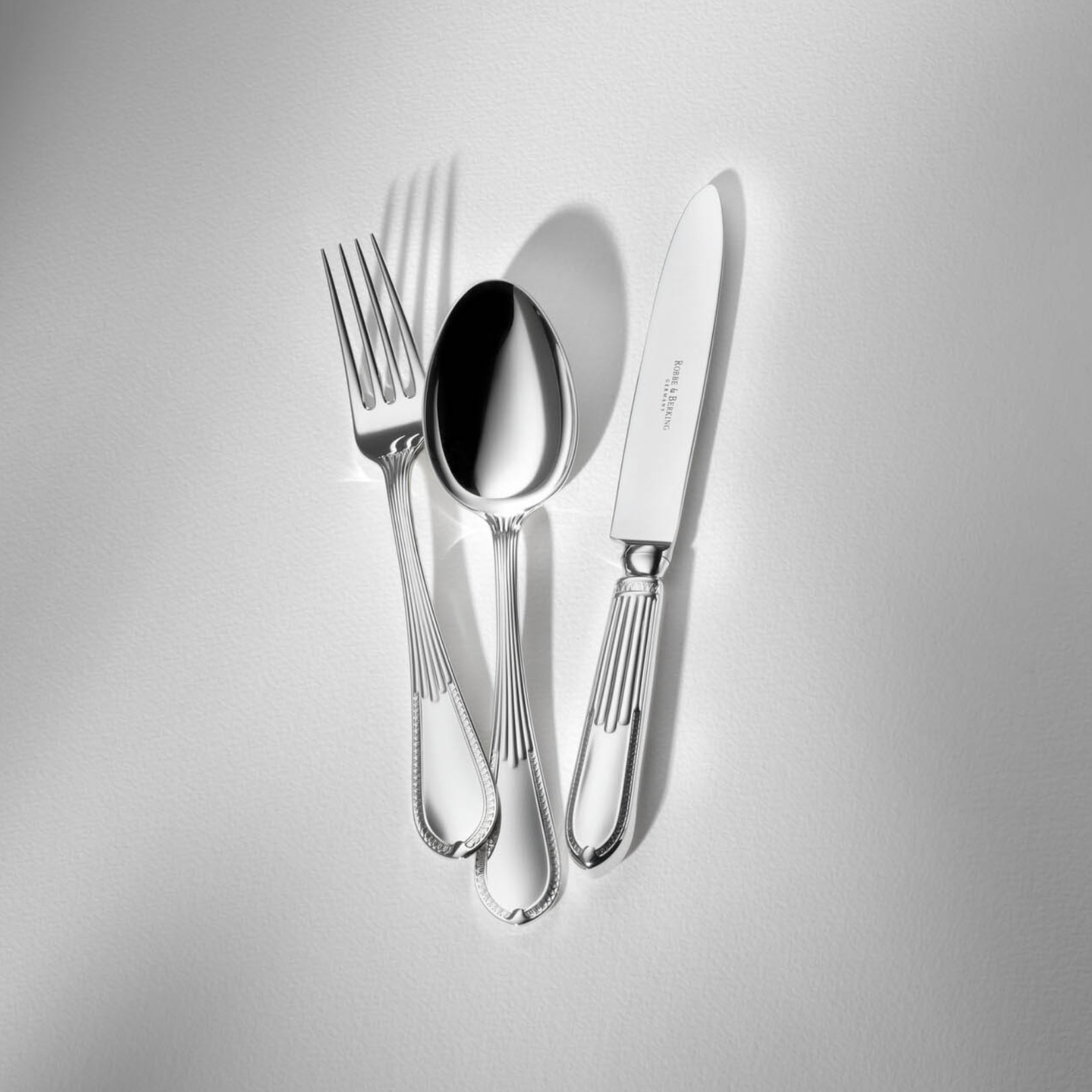 Robbe & Berking, Belvedere cutlery, Silver plated, Mocha Spoon