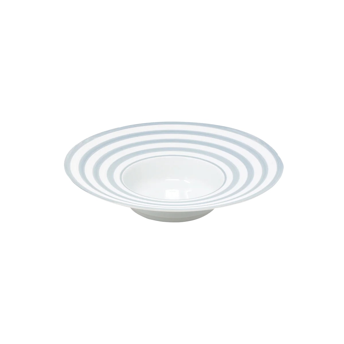 J.L Coquet, Hémisphère Storm Blue, Rim soup plate, small