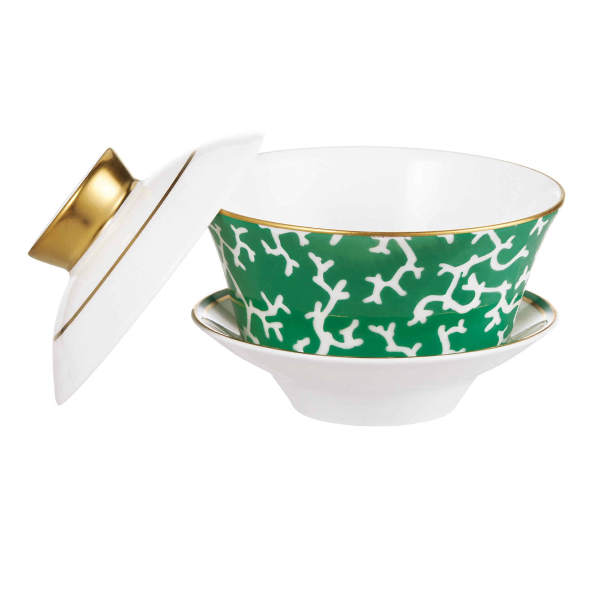 Raynaud, Cristobal Émeraude, Chinese tea cup lid