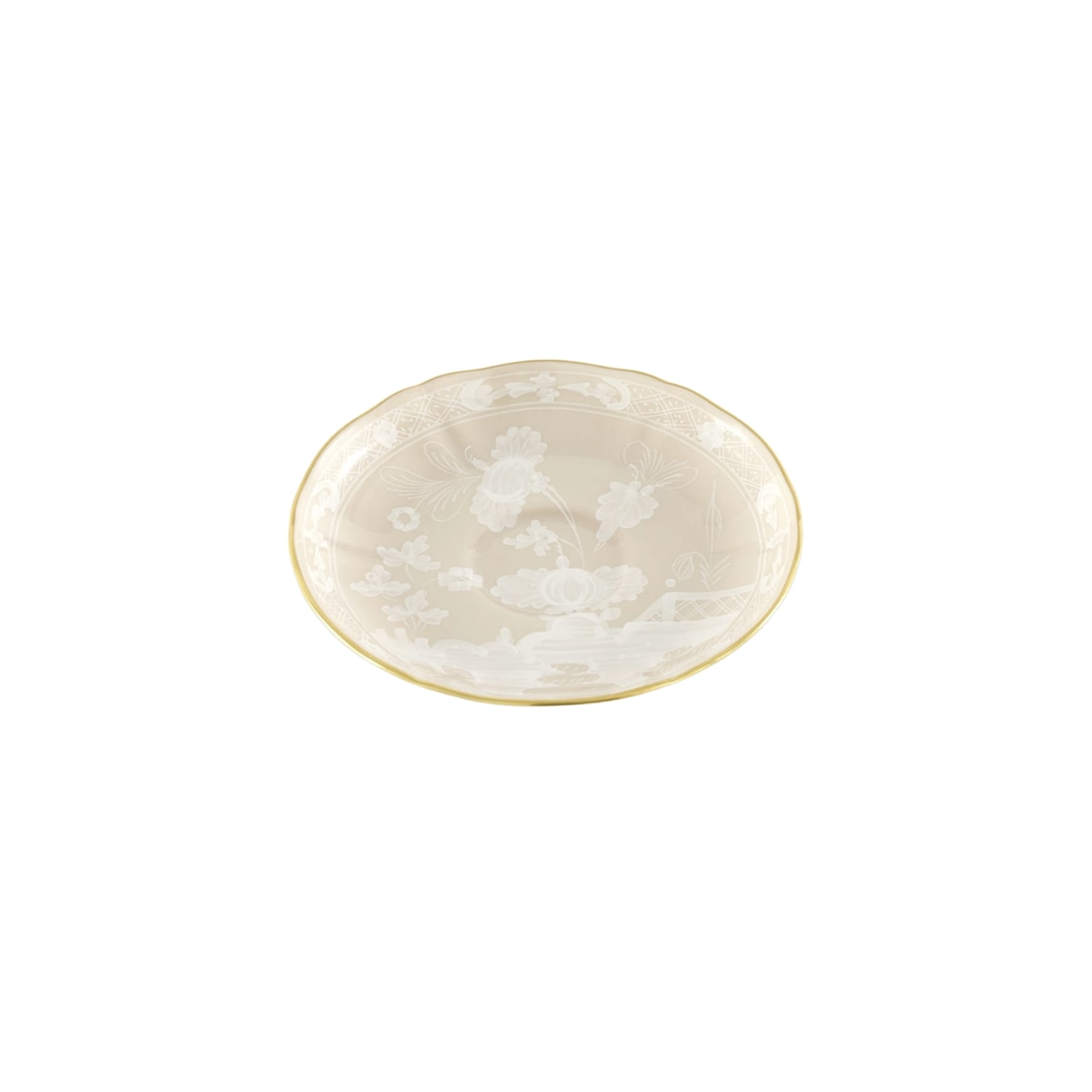 Ginori 1735, Oriente Italiano Castagna & Meringa, Coffee saucer, meringa
