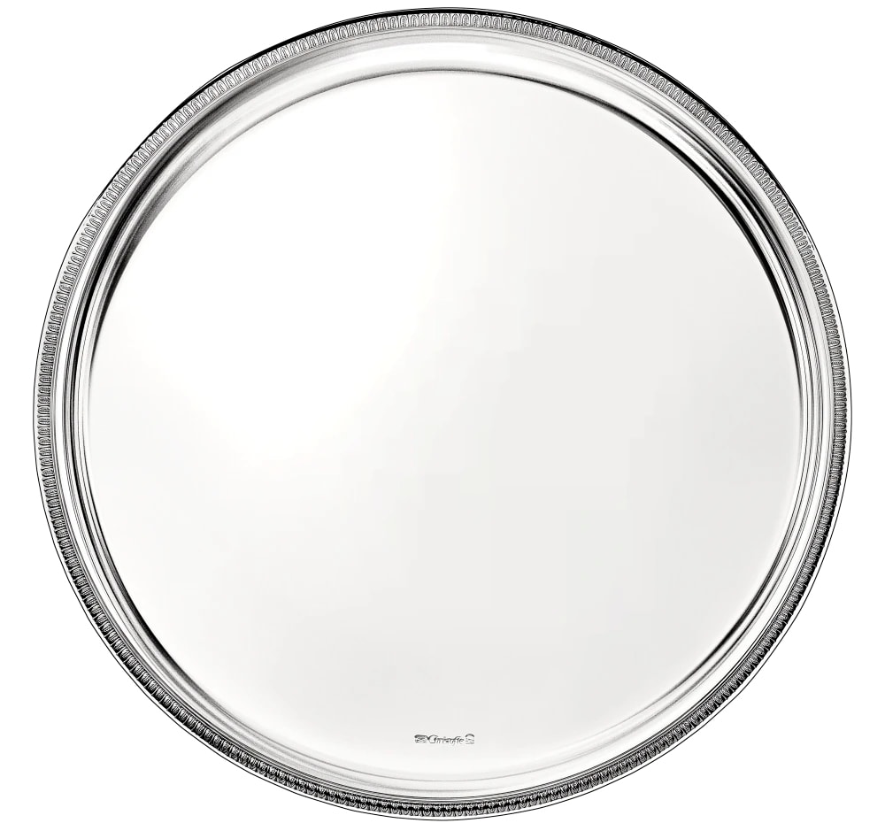 Christofle, Malmaison accessories, Round tray large