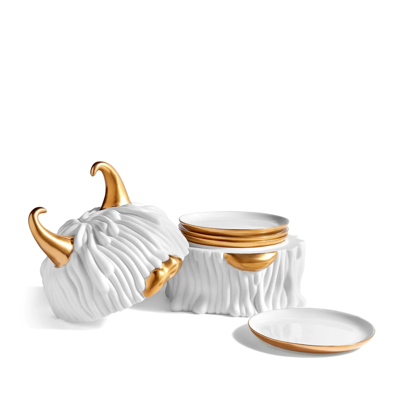 L'Objet, Haas Objects, Lynda box with set of 4 plates