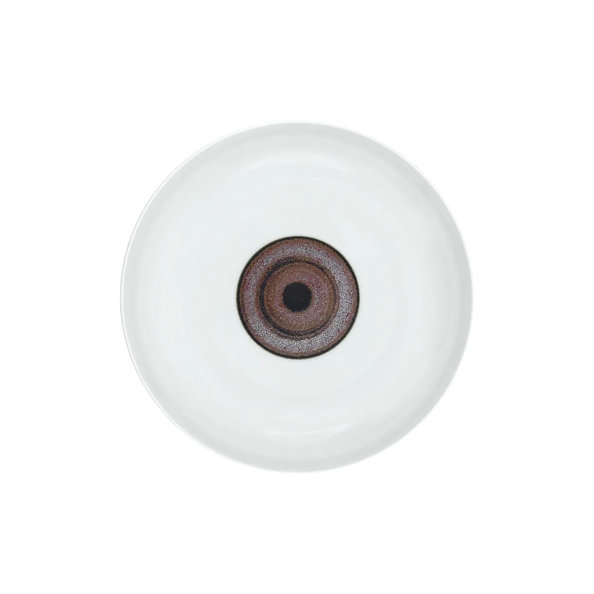 Jaune de Chrome, Tellure, Small pasta plate, white