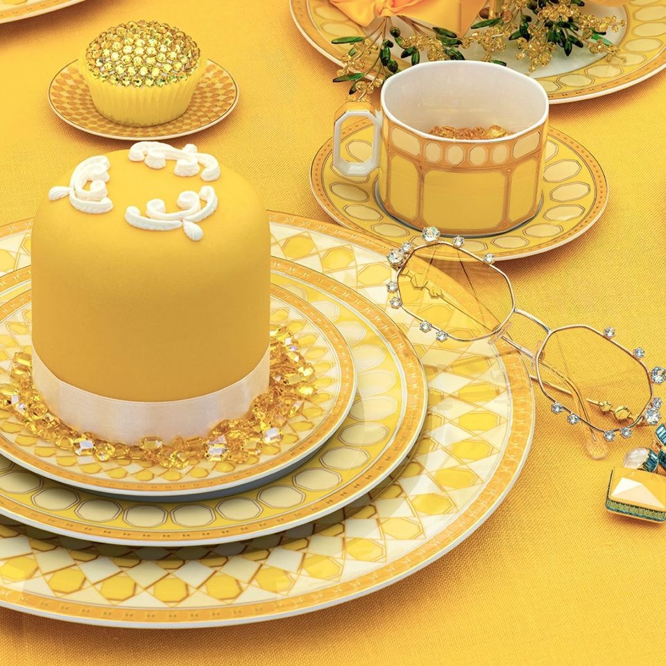 Rosenthal, Swarovski Signum, Breakfast plate