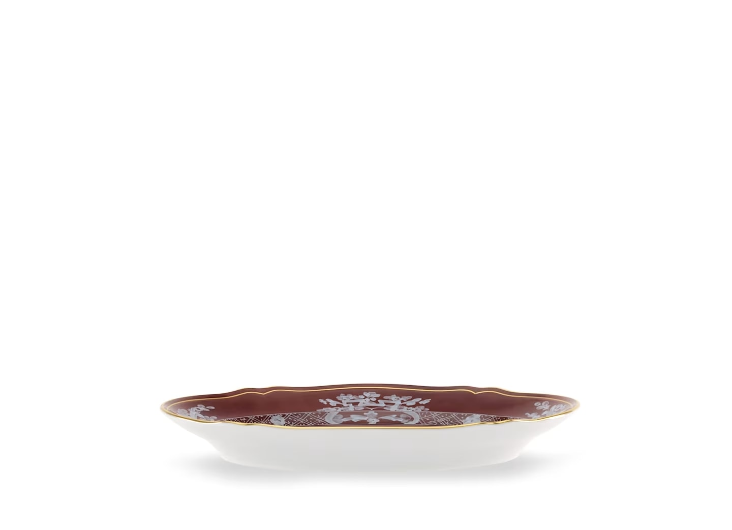 Ginori 1735, Oriente Italiano Castagna & Meringa, Oval platter