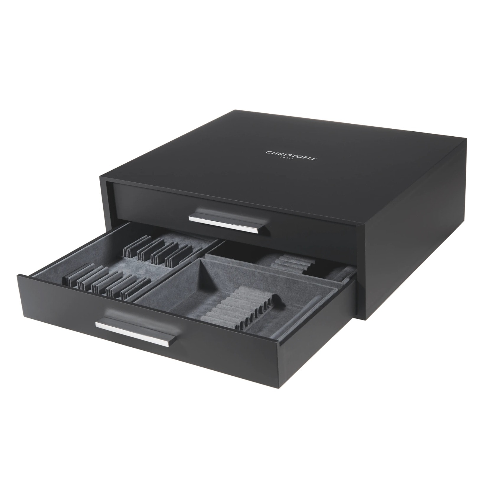 Christofle, Cutlery storage, Cutlery chest for 72 or 84 pieces