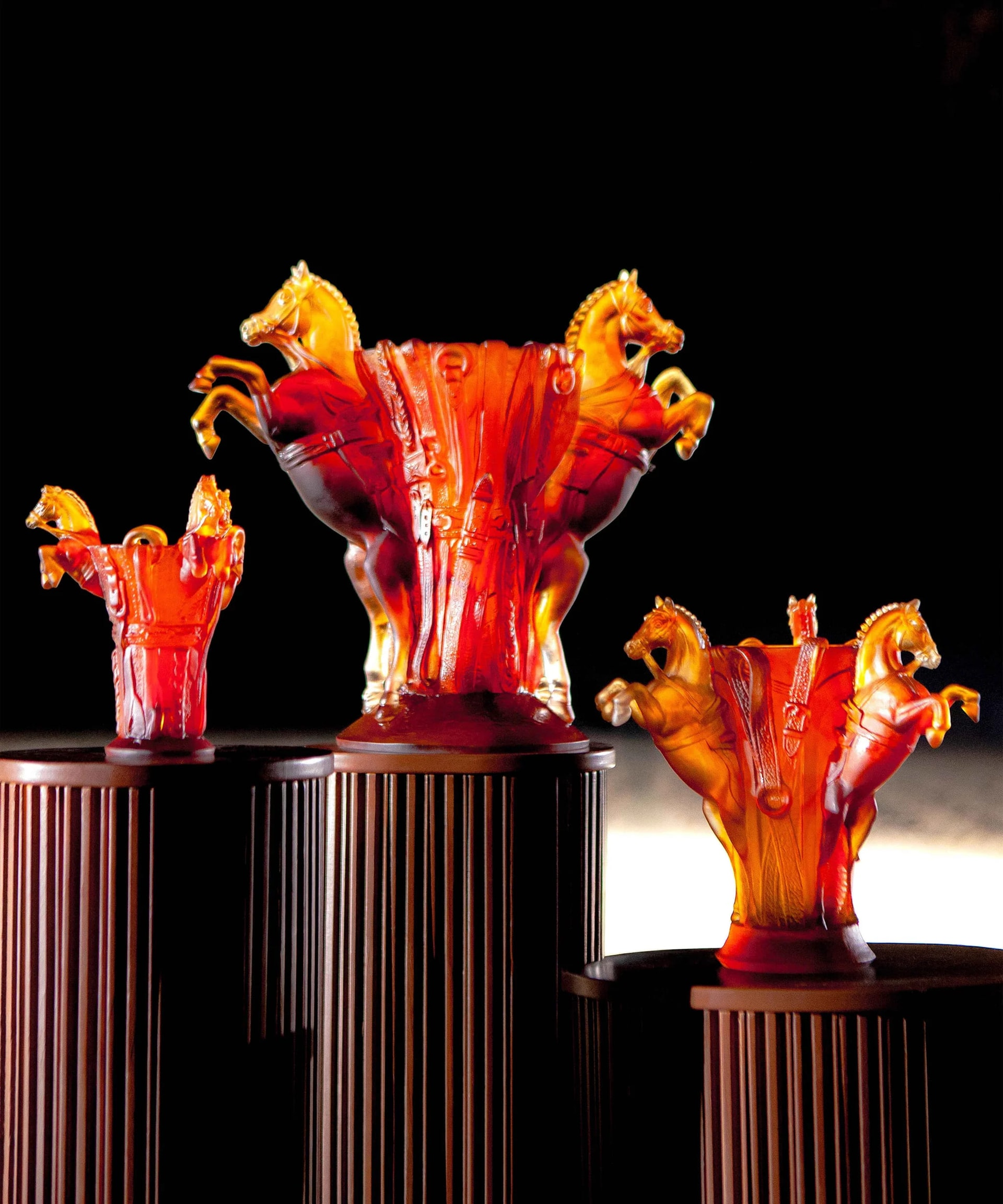 Daum, Rêve Equestre, Medium vase, limited edition