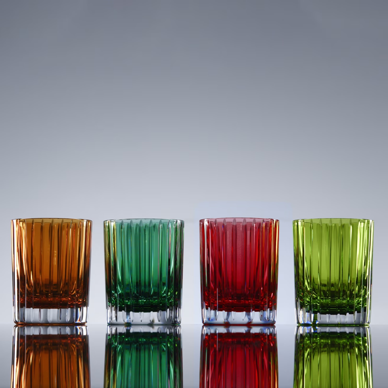 Baccarat, Harmonie colors of joy, Tumblers set of 4, intense