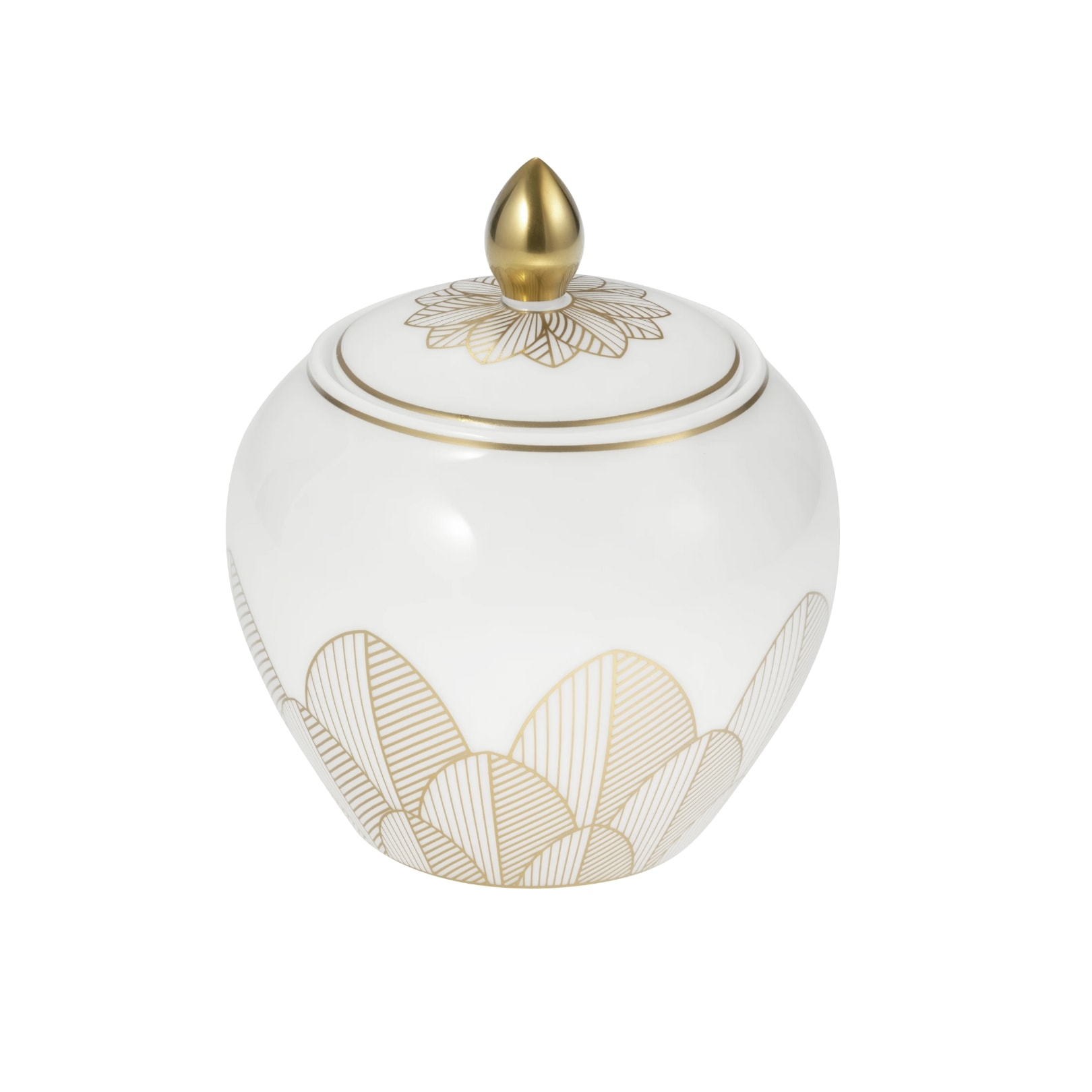 Christofle, Malmaison Impériale Gold, Covered sugar bowl