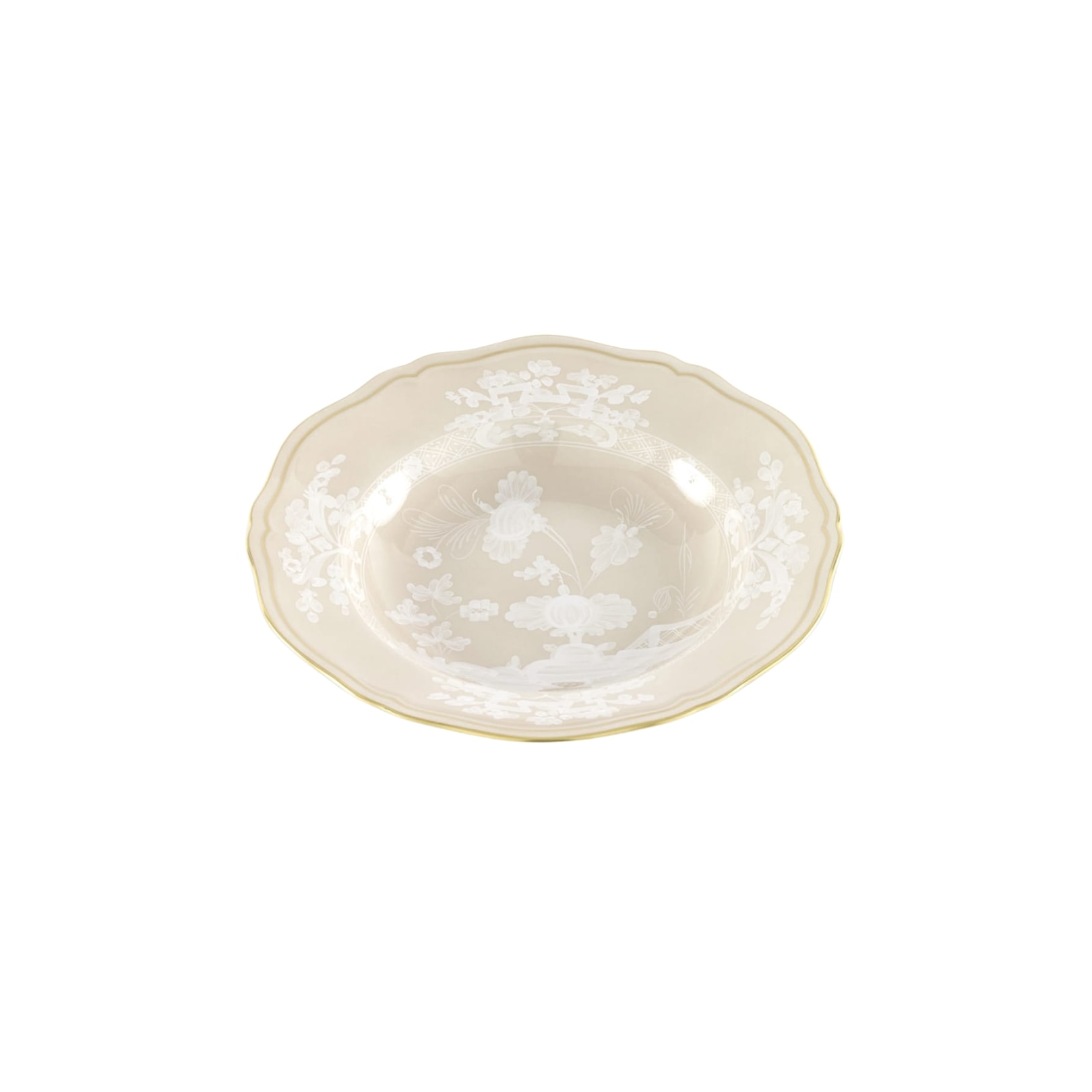 Ginori 1735, Oriente Italiano Castagna & Meringa, Soup plate, meringa