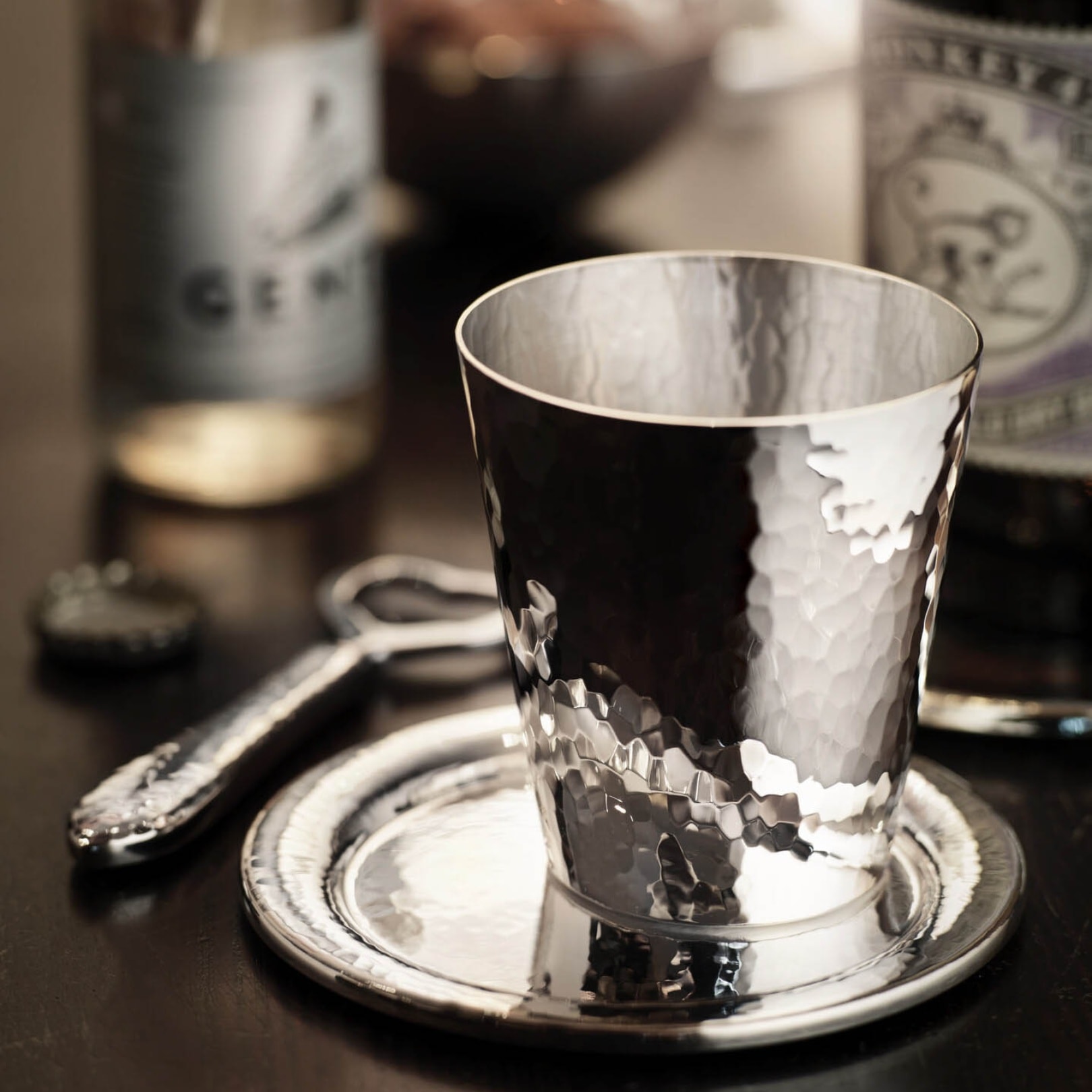Robbe & Berking, Martelé Accessories, Gin, water, wine tumbler