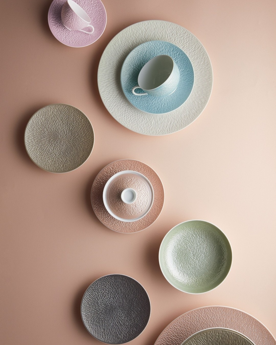 Raynaud, Minéral irisé Dark Grey, Dessert plate