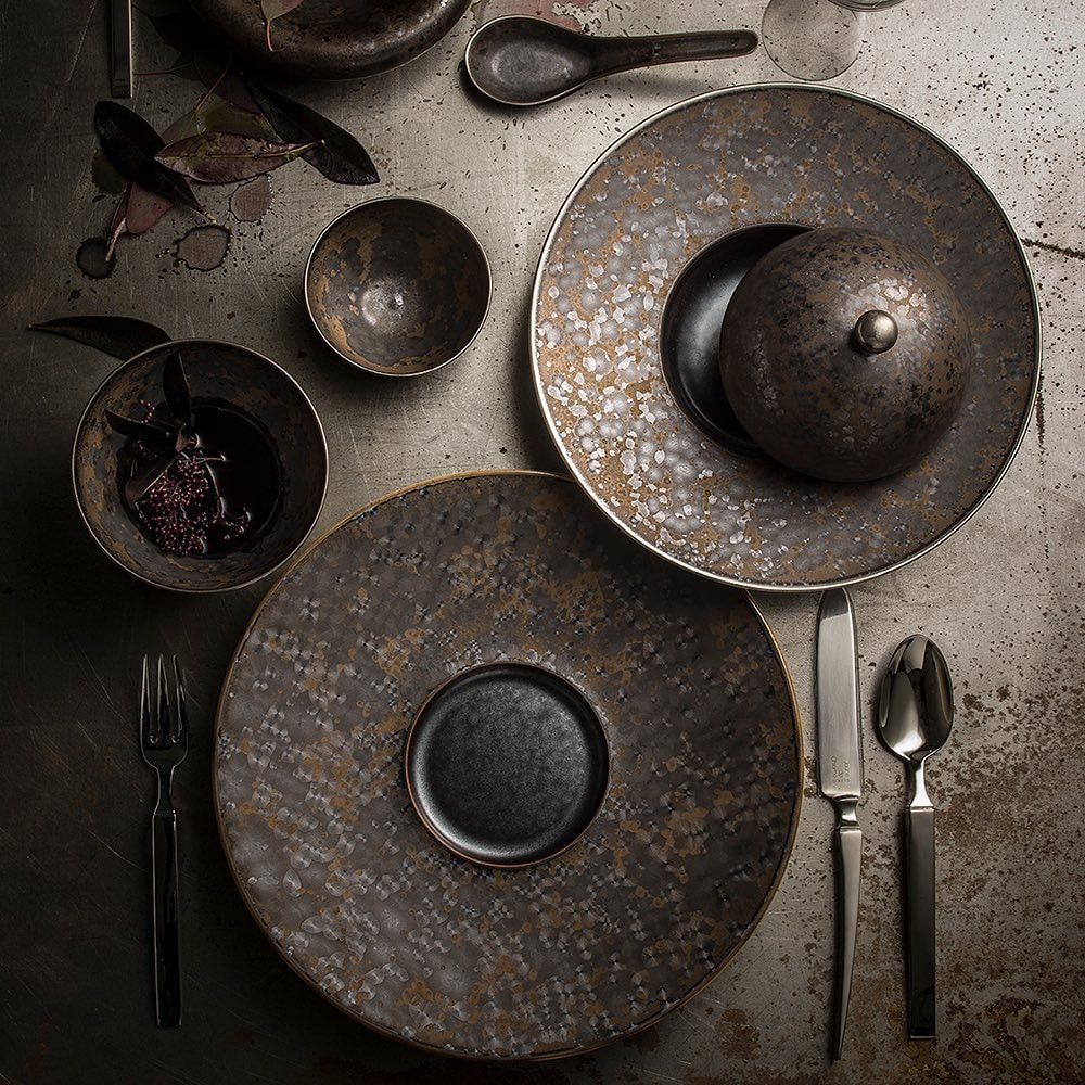Jaune de Chrome, Aguirre, Dessert plate