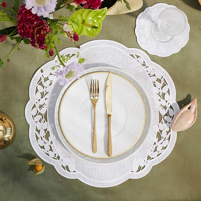 TRUFFLE BEE, WILLOW LINEN, Placemats set of 2