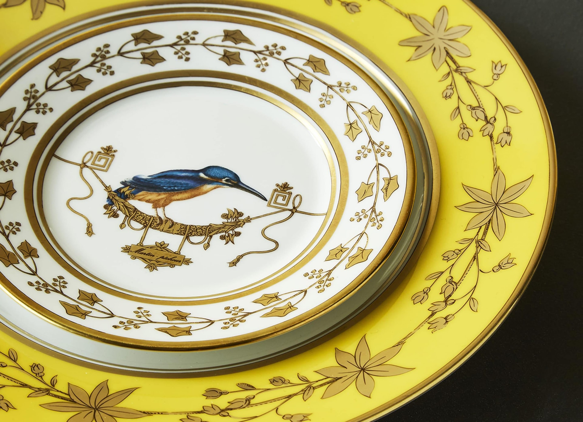 Ginori 1735, Voliere, Flat plate