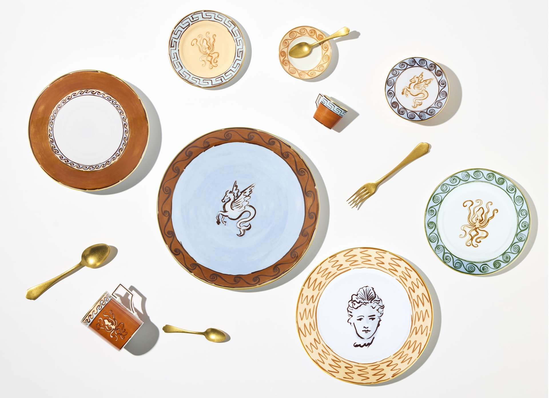 Ginori 1735, Il viaggio di Nettuno, Soup plate