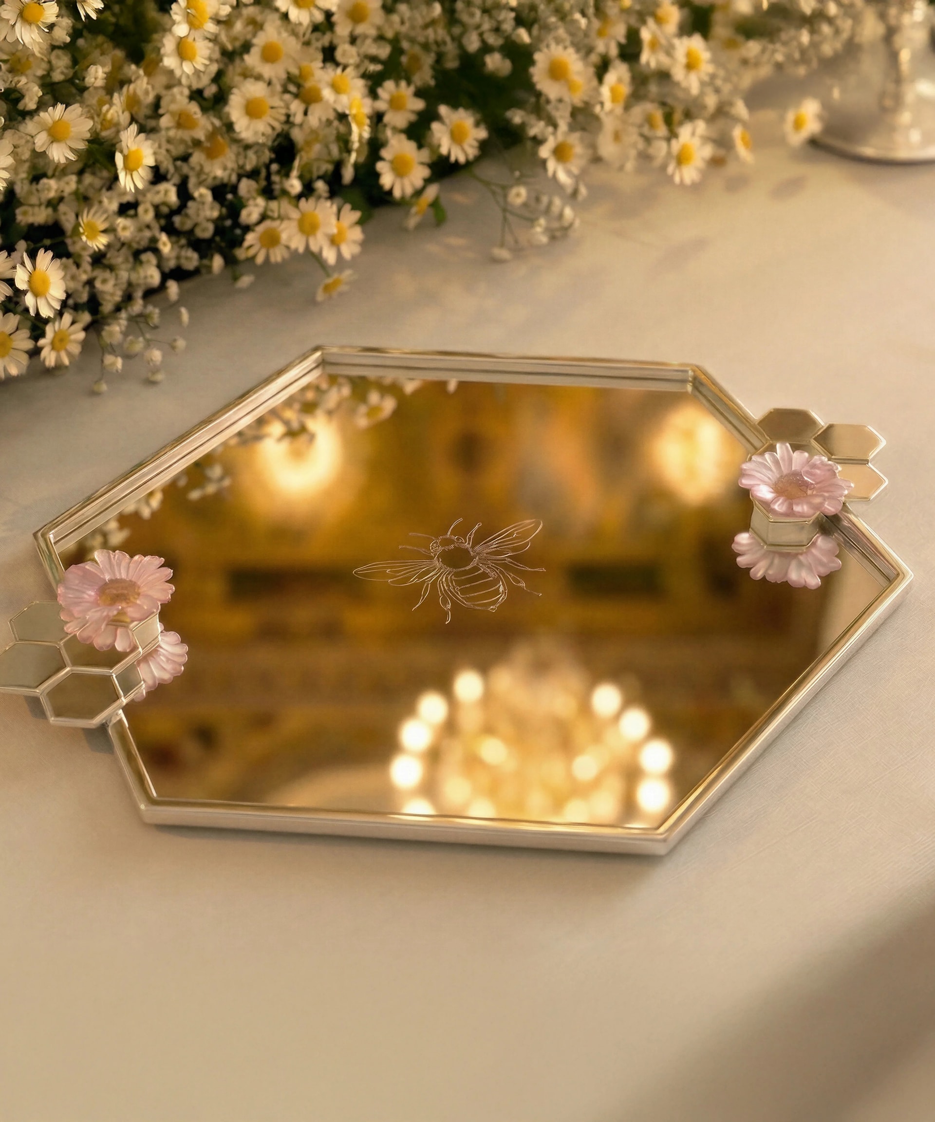 Daum, Or d'Abeille Tableware, Serving tray