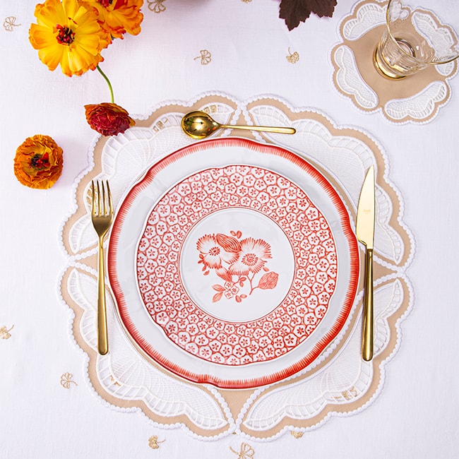 TRUFFLE BEE, OYSTER, Placemats set of 2