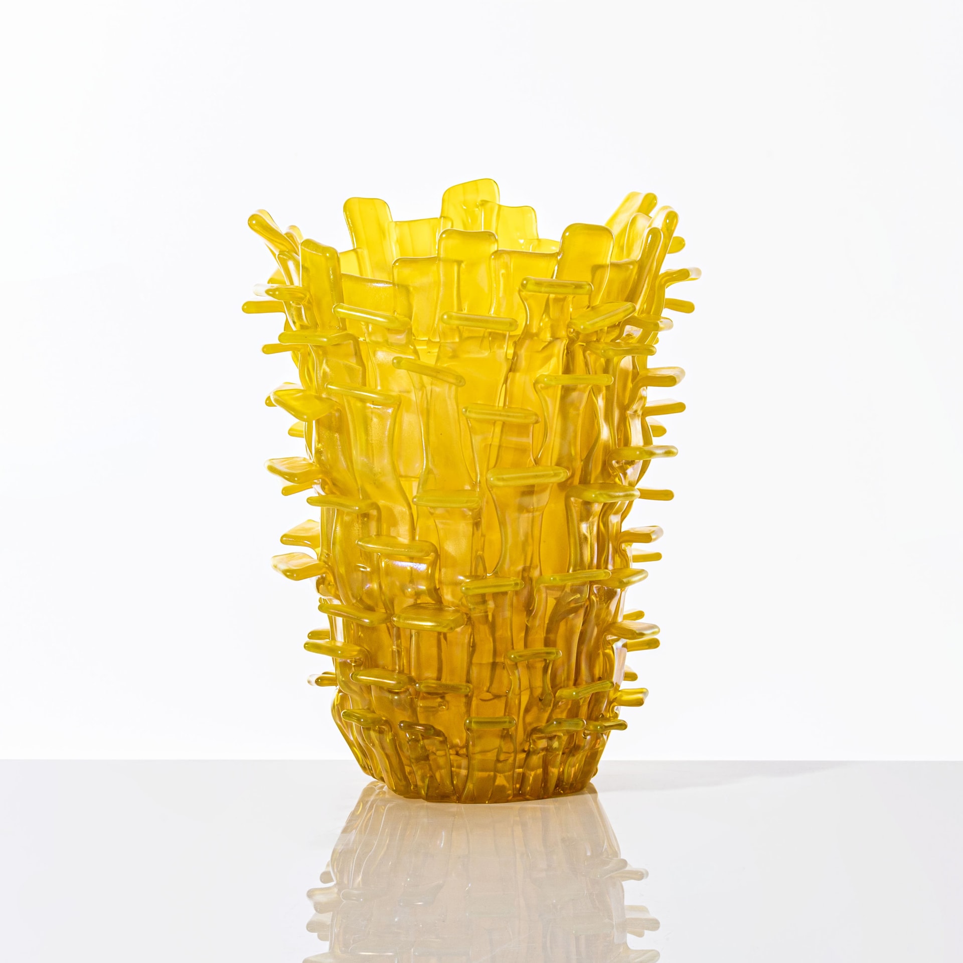 Venini, Ritagli, Vase, ginkgo biloba