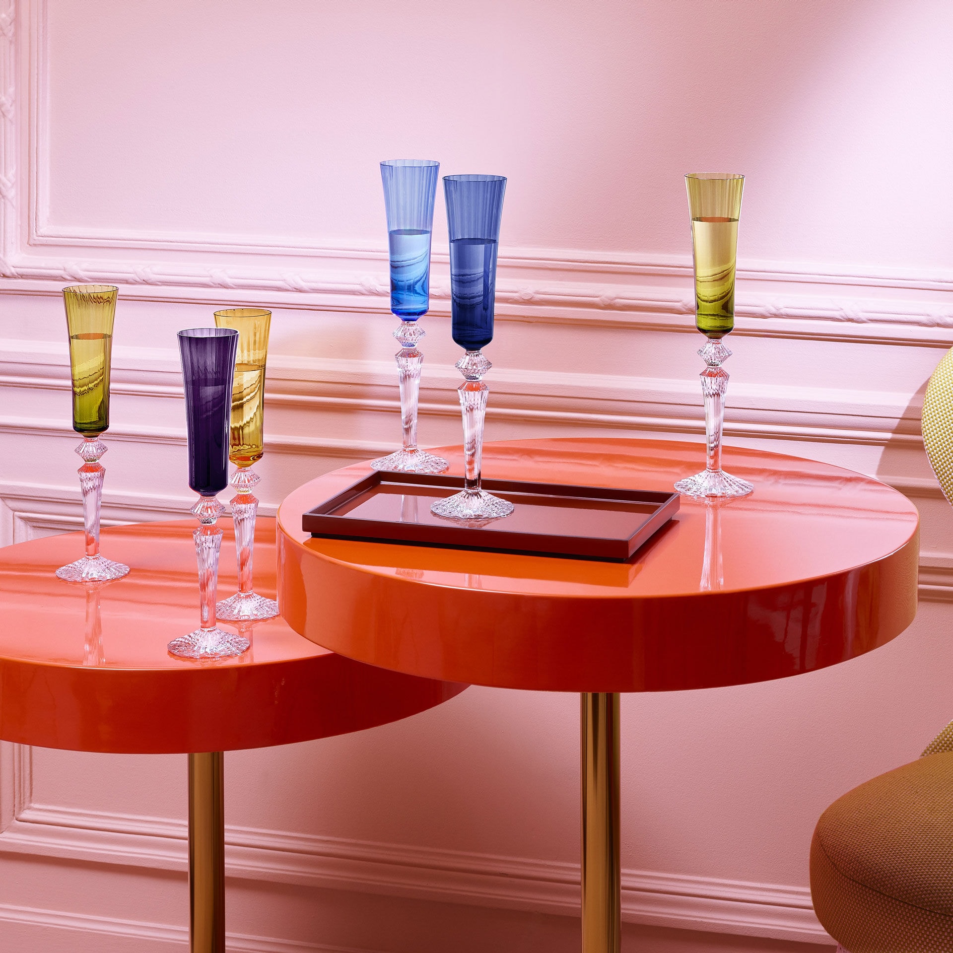 Baccarat, Mille Nuits bar collection, Flutissimo flute, set of 4