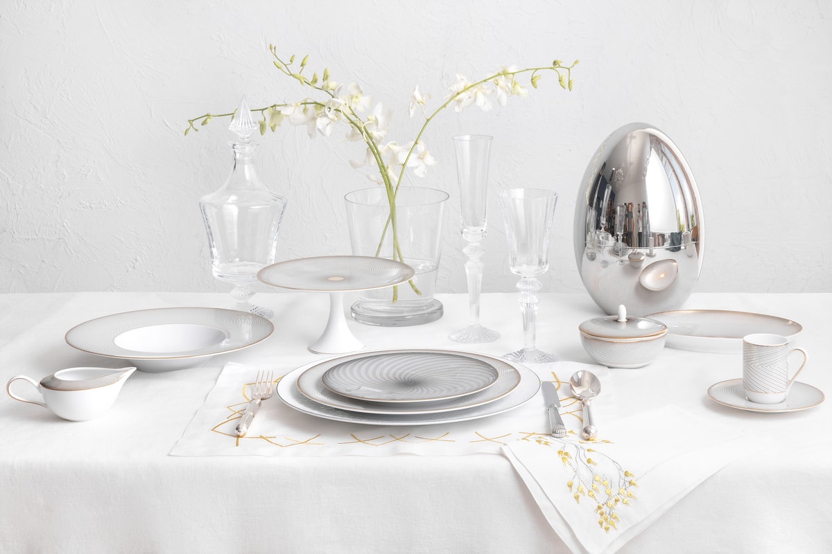 Raynaud, Oskar, Grand dining set for 8 persons
