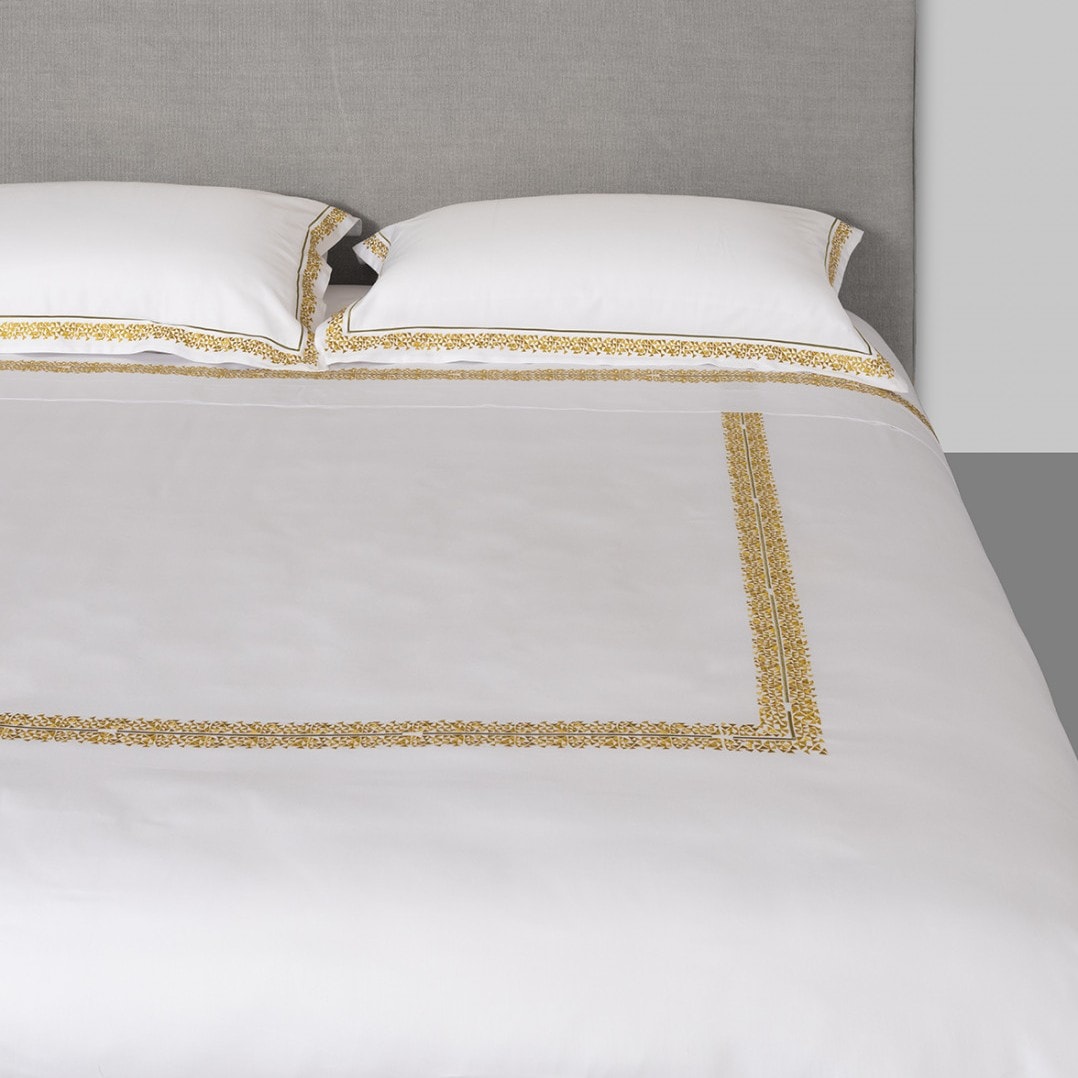 Jesurum, Masai bed linen, Olive, Top Sheet