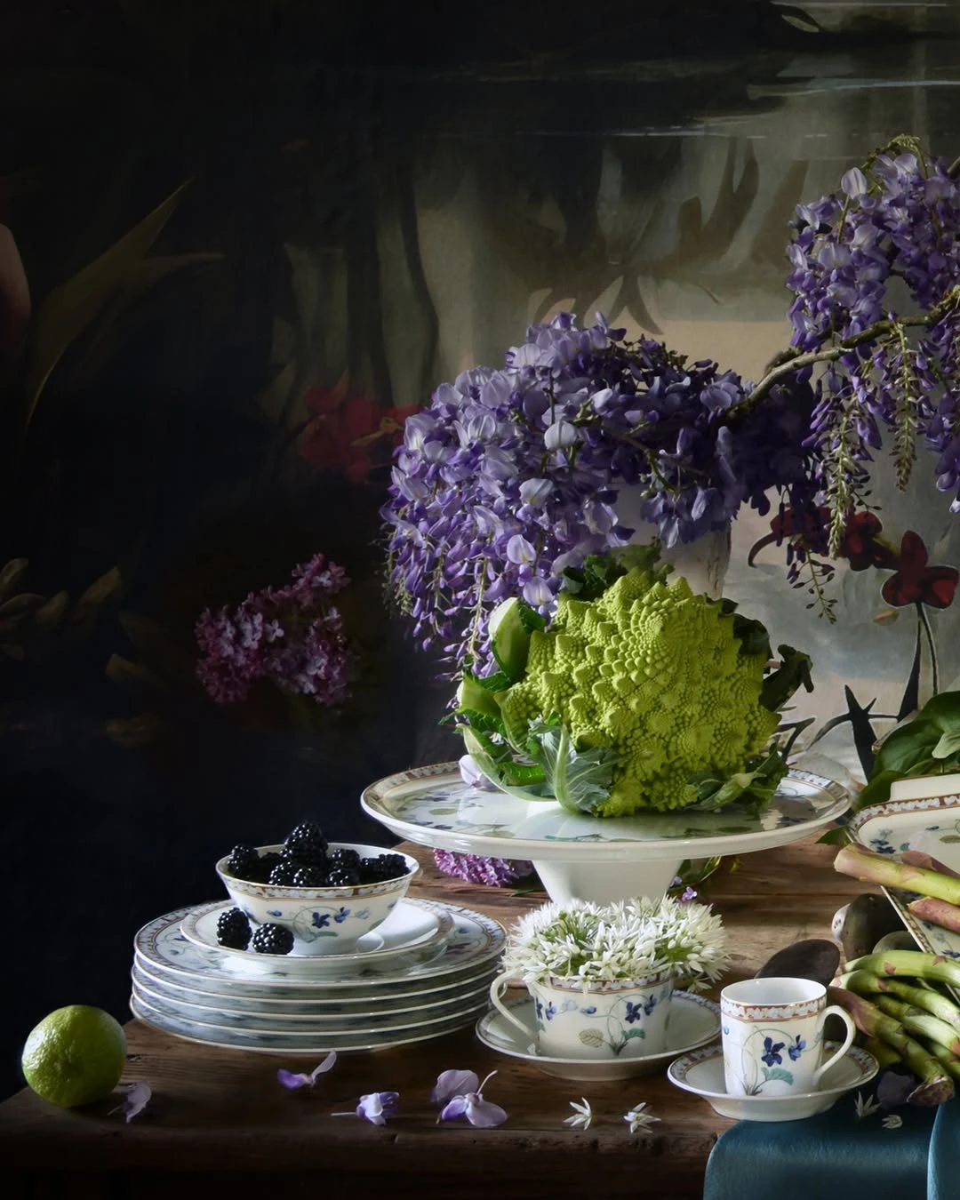 Haviland, Impératrice Eugénie, Coffee cup and saucer