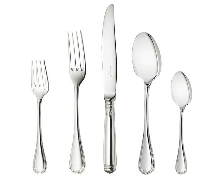 Christofle Malmaison cutlery collection, silver plated