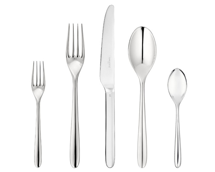 Christofle Mood cutlery collection, silver plated