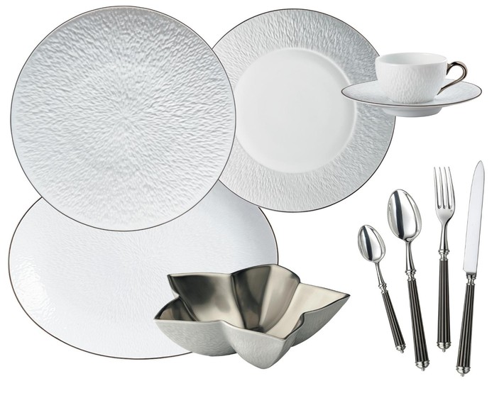Minéral platinum china collection by Raynaud