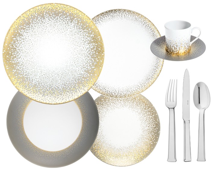Haviland Souffle d'or dinnerware collection