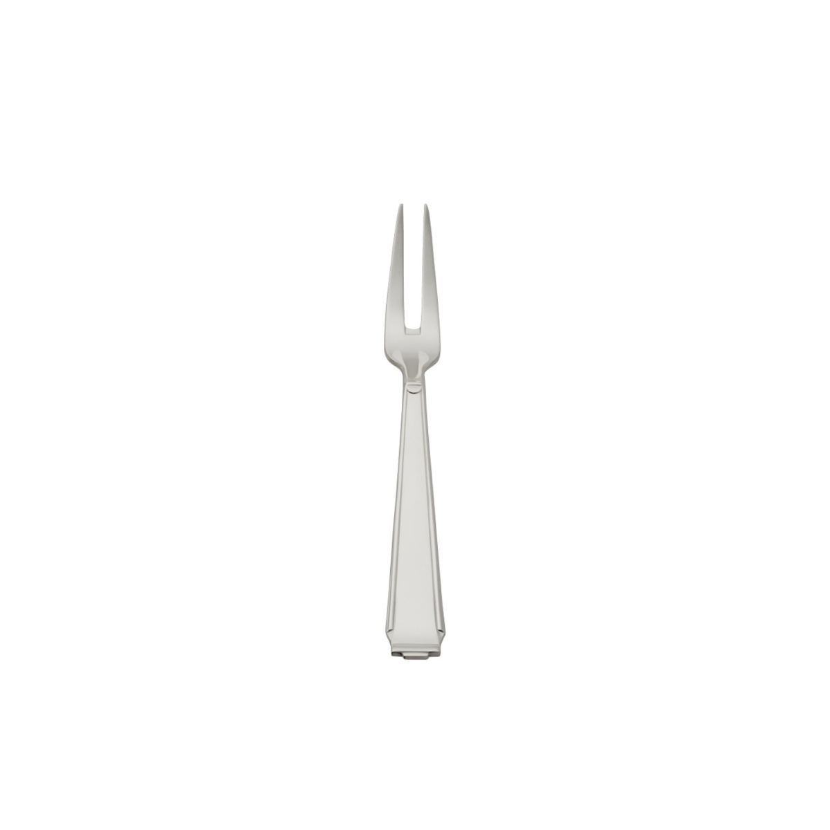Robbe & Berking, Art Deco cutlery, sterling silver, Meat fork, large