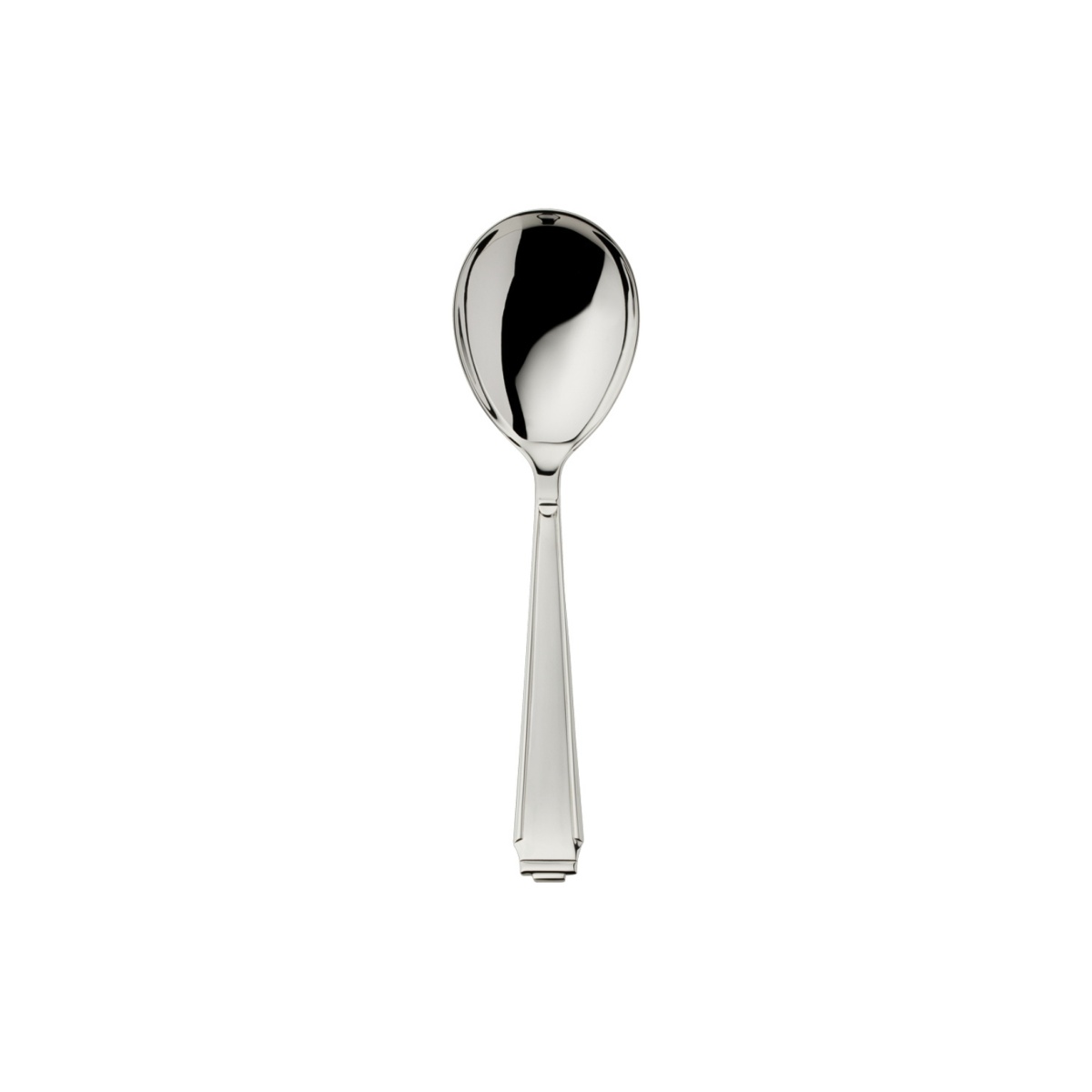 Robbe & Berking, Art Deco cutlery, sterling silver, Salad serving spoon