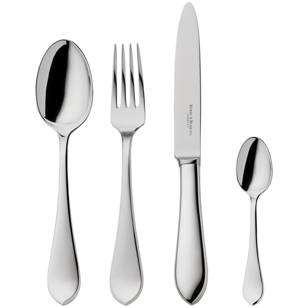 Robbe & Berking, Eclipse cutlery, sterling silver, 24-piece set