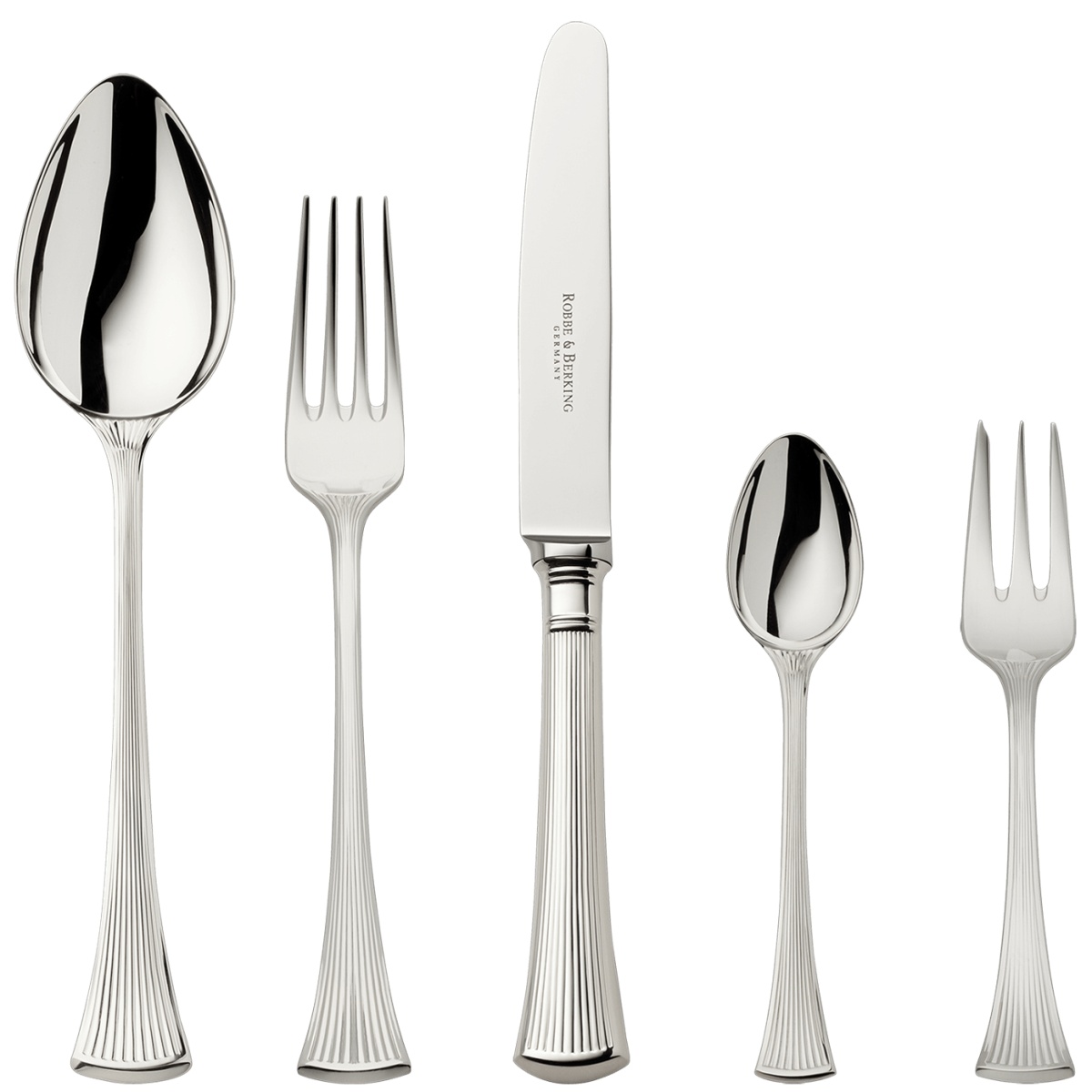 Robbe & Berking, Avenue cutlery, Silver plated, 30-piece set