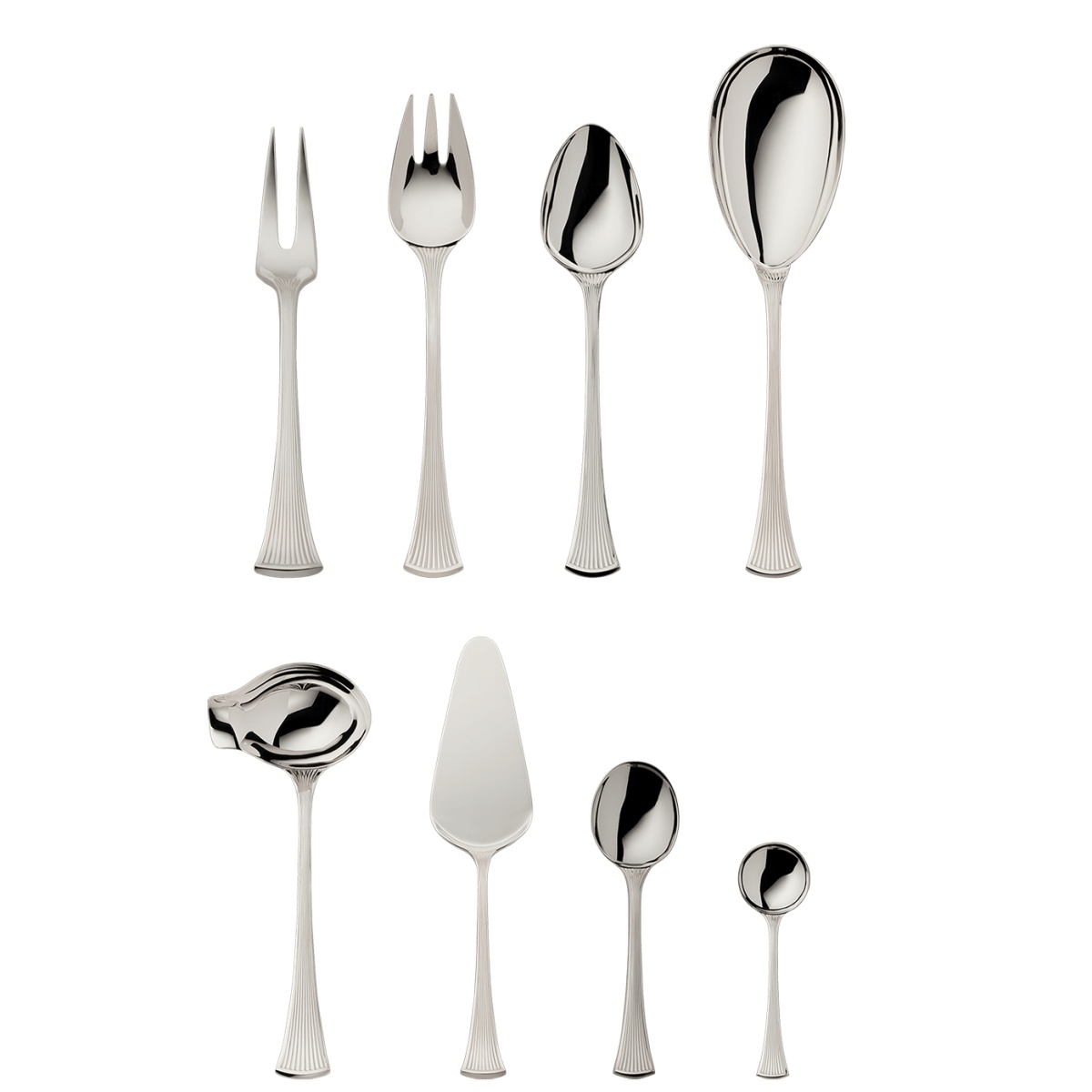 Robbe & Berking, Avenue cutlery, Silver plated, 9-piece set