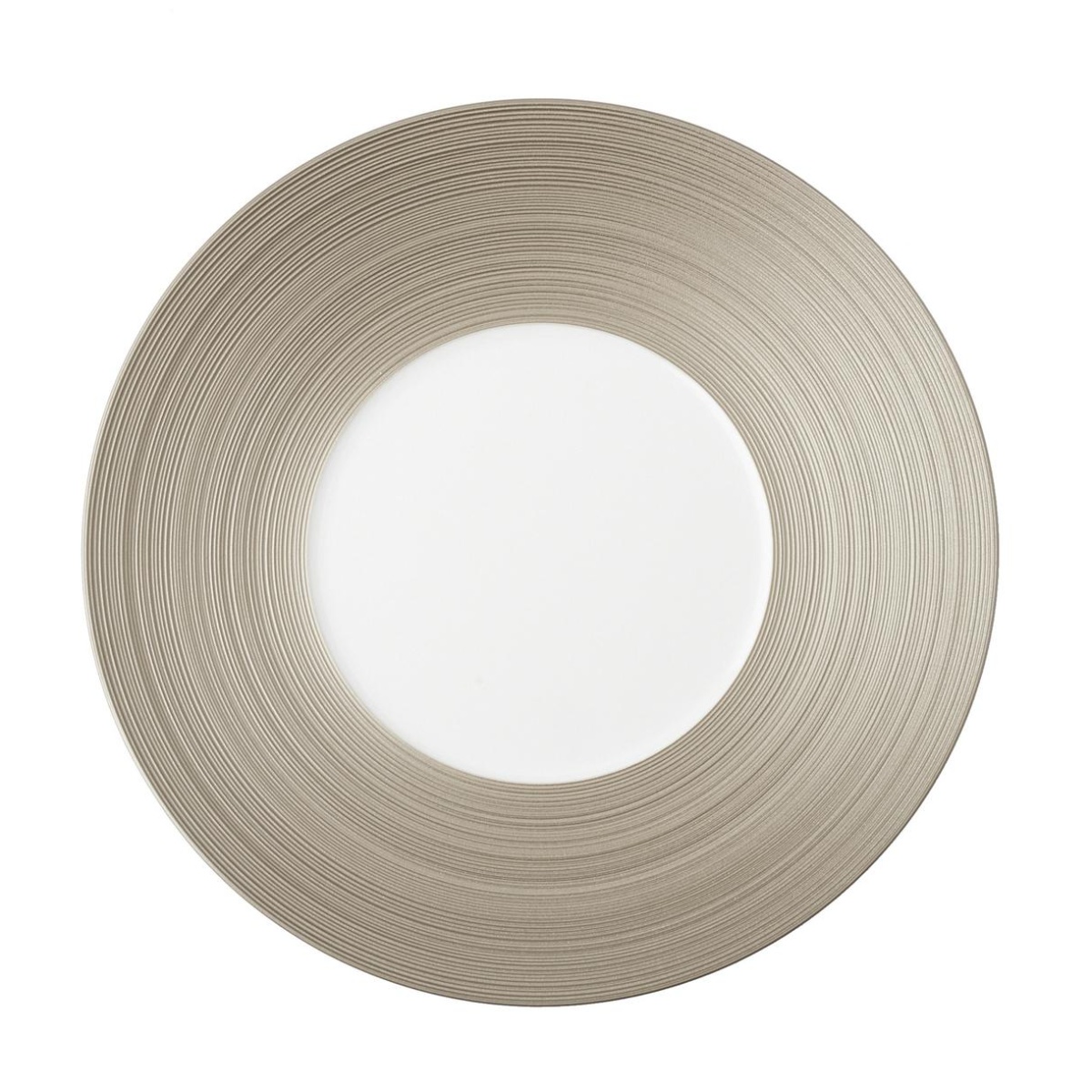 J.L Coquet, Hémisphère Grey Metallic, Dinner plate