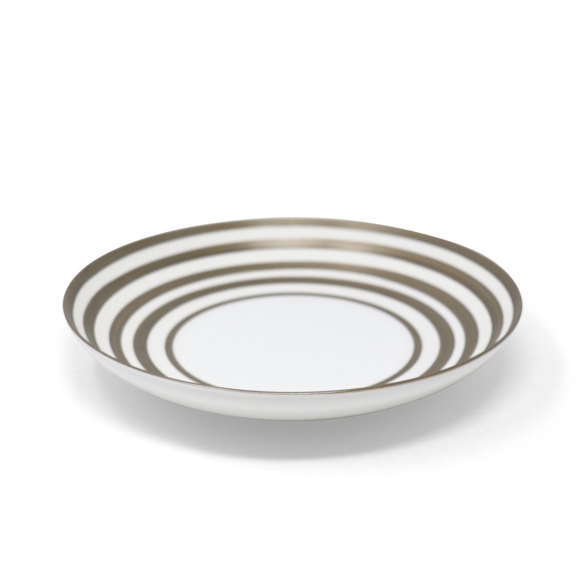 J.L Coquet, Hémisphère Grey Metallic, Pasta plate, medium