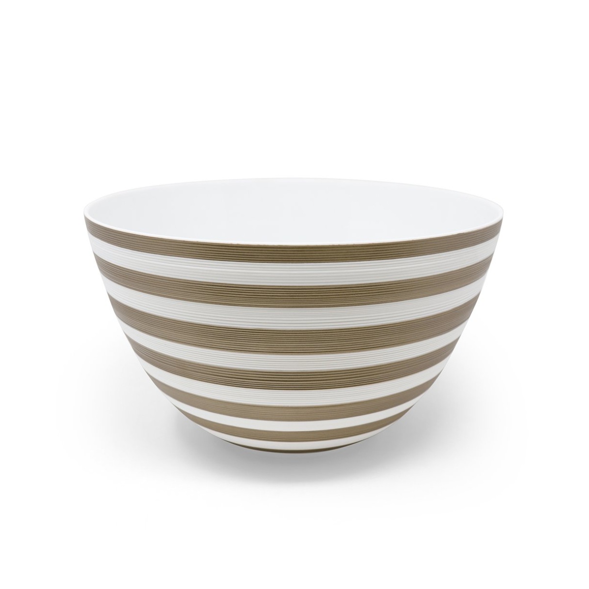 J.L Coquet, Hémisphère Grey Metallic, Salad serving bowl large