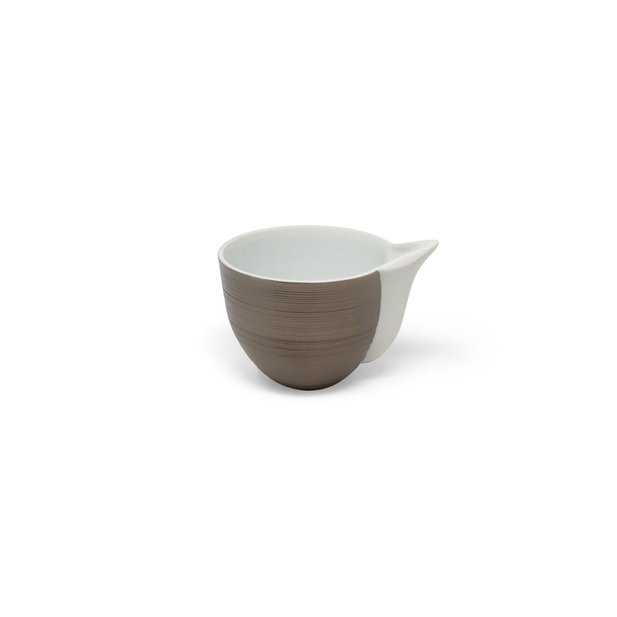J.L Coquet, Hémisphère Grey Metallic, Creamer, small