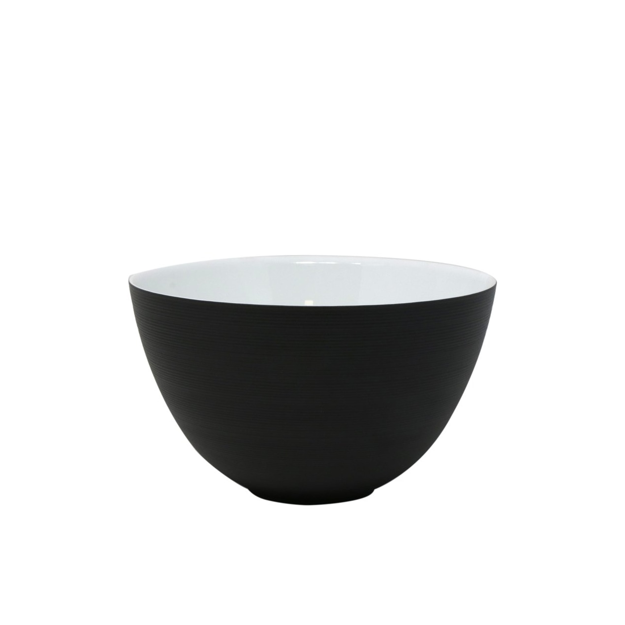 J.L Coquet, Hémisphère Black Bakelite, Salad serving bowl, medium