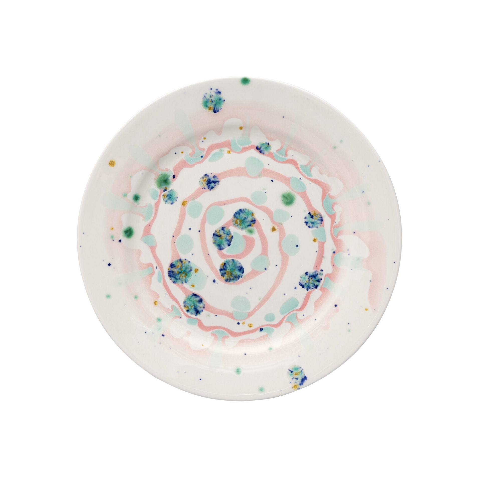 Coralla Maiuri, Winter, Dessert plate with rim