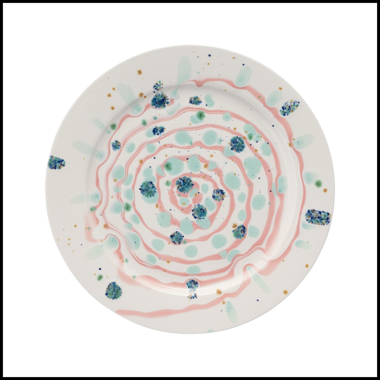 Coralla Maiuri, Winter, Presentation plate with rim