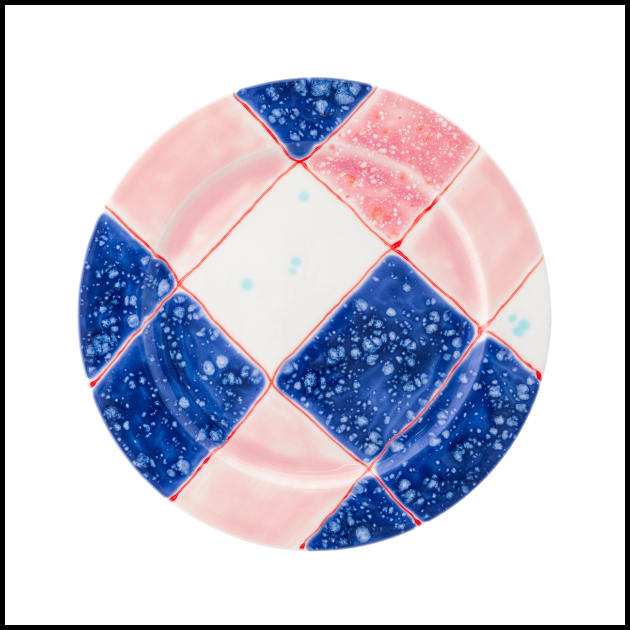 Coralla Maiuri, Tartan, Presentation plate with rim