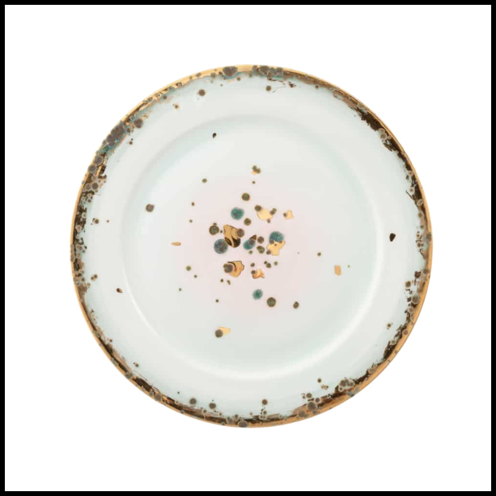 Coralla Maiuri, Michelangelo, Presentation plate with rim