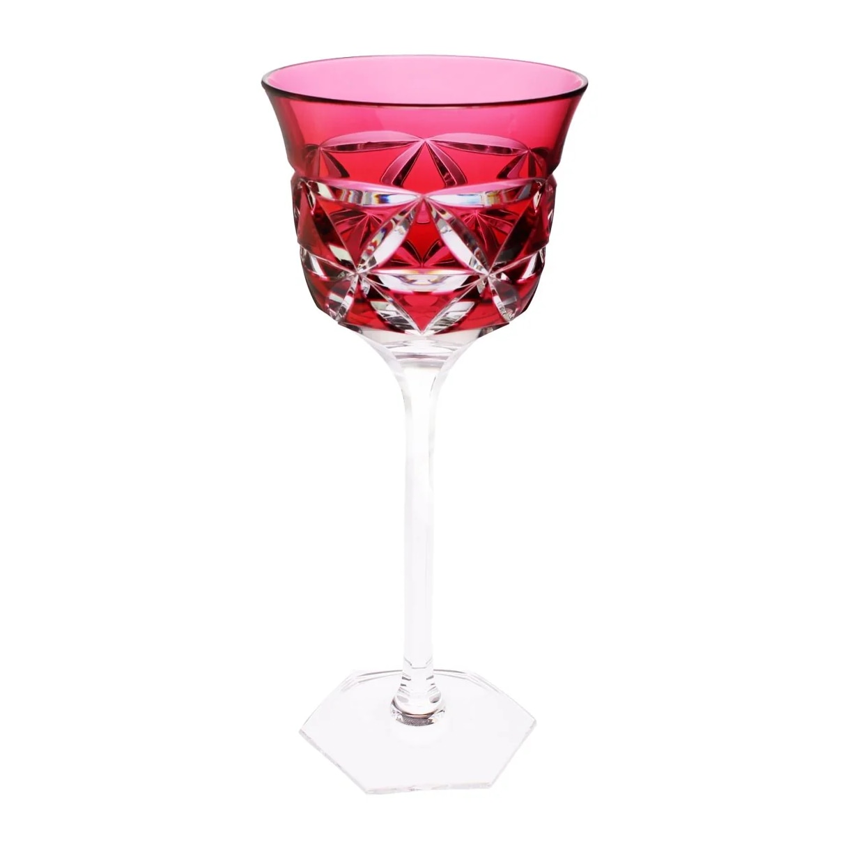 Cristallerie de Montbronn, Rome, Water glass, light red