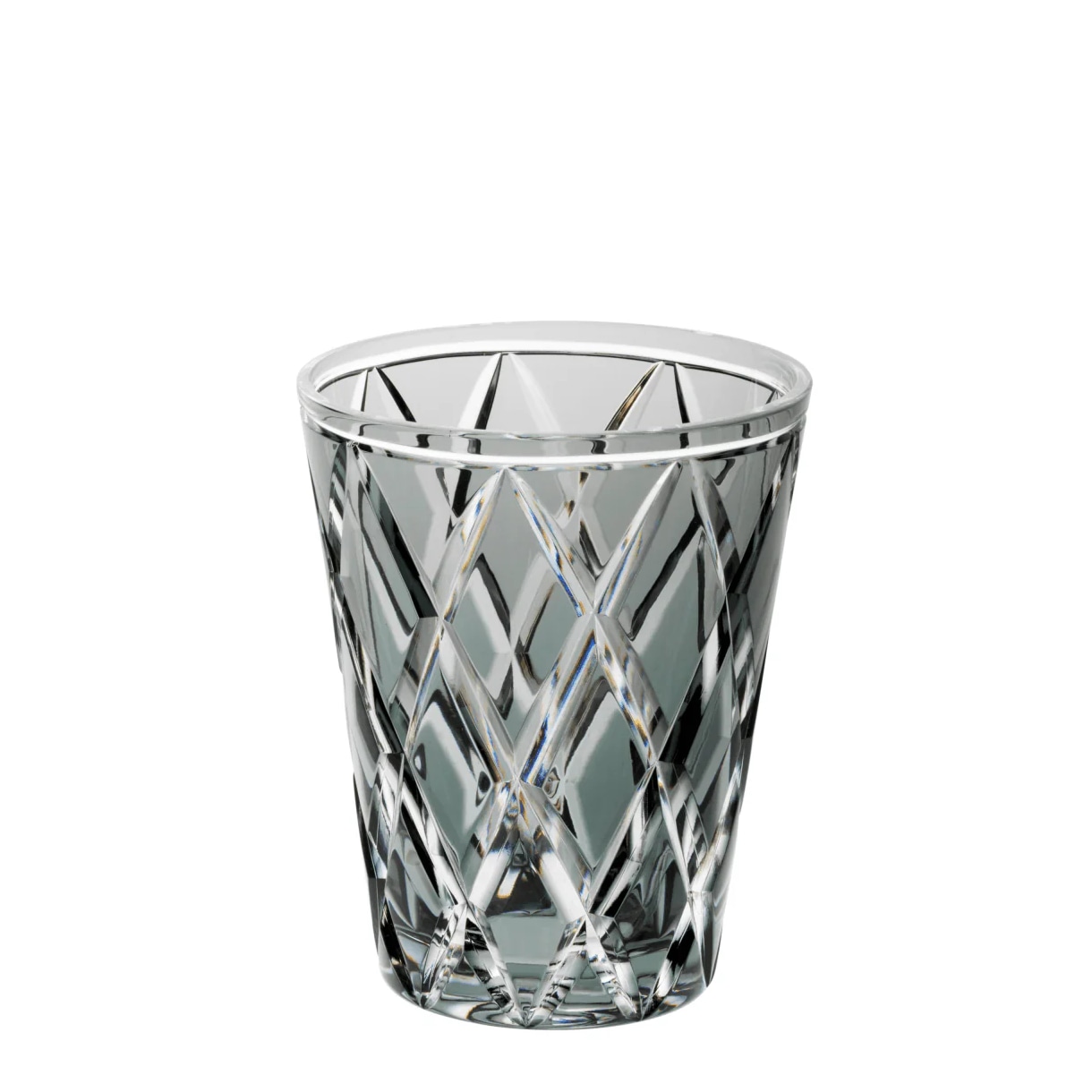 Cristallerie de Montbronn, Harlequin, Tumbler, grey