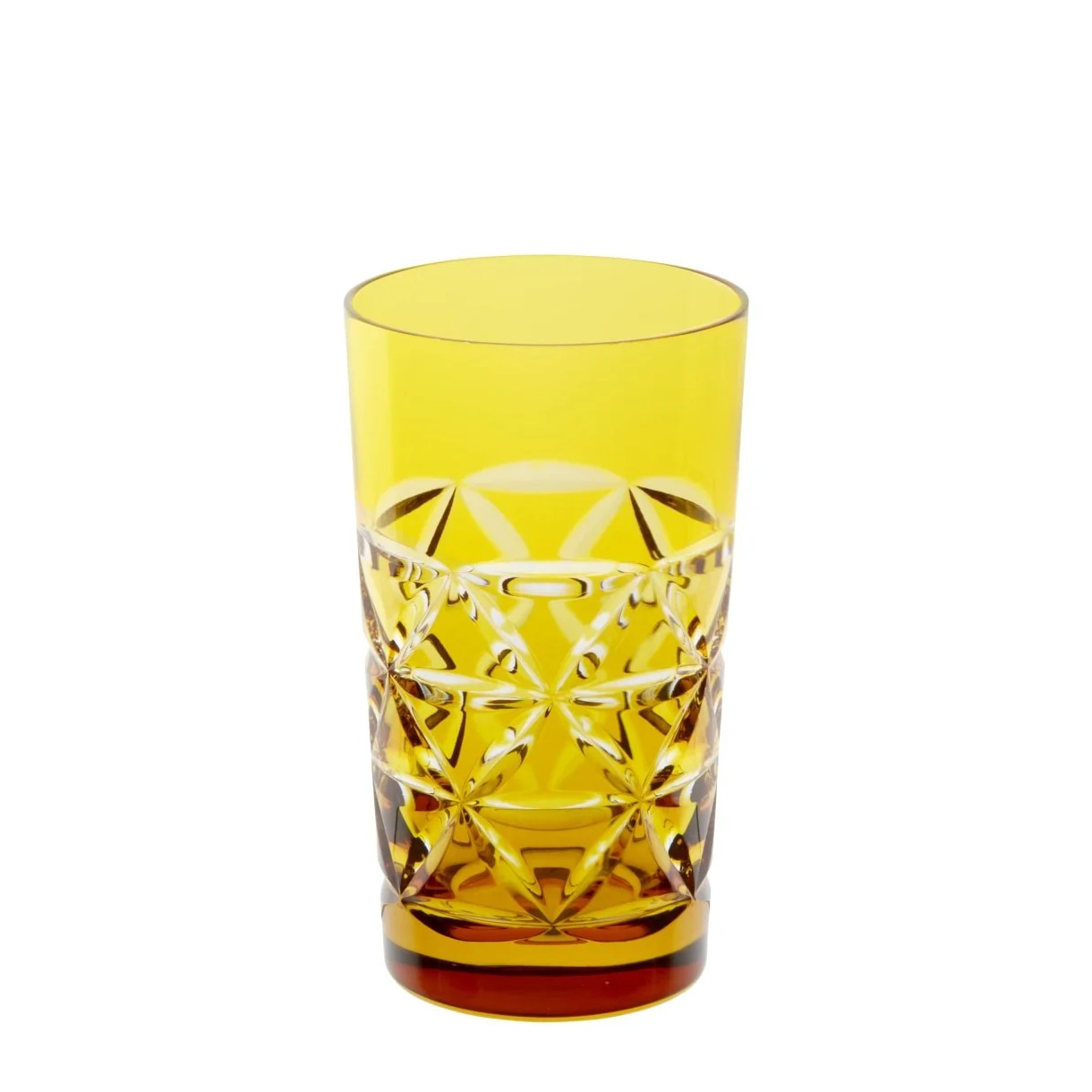 Cristallerie de Montbronn, Rome, Highball tumbler, amber